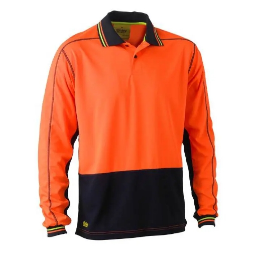 Picture of Bisley, Hi Vis Polyester Mesh Polo